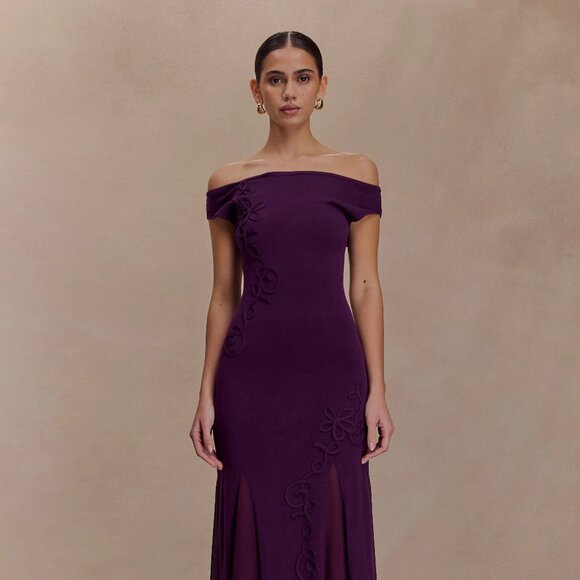 Meshki Dresses & Skirts - Meshki Nesta Deep Purple Dress (Size: M)